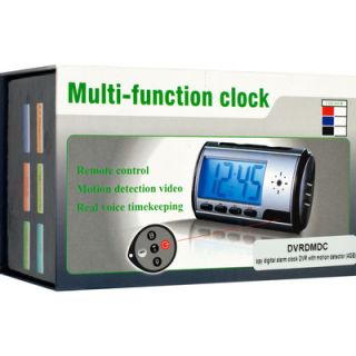 Trademark Global Spy Digital Alarm Clock DVR with Motion Detector
