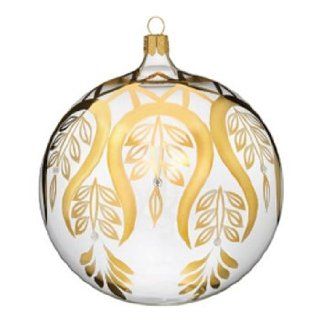 Waterford Holiday Heirloom Gilded Christmas Peacock Ball, Limited Edition Ornament  