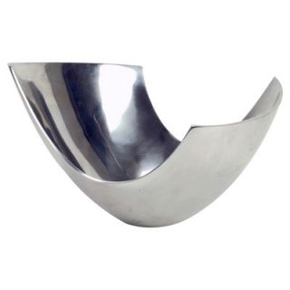 Modern Day Accents Aluminum Abstract Bowl