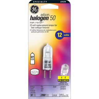 GE Lighting 50W Edison Halogen Light Bulb