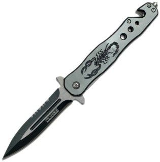 Tac Force TF 664GY Assisted Opening Folding Knife 5 Inch Closed  Hunting Knives  Sports & Outdoors