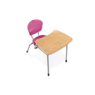 Virco Zuma 32.5 Recycled Wood Combo Chair Desk