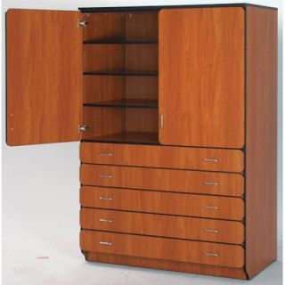 Fleetwood Illusions 84 H Shelf and Drawer Cabinet with Four