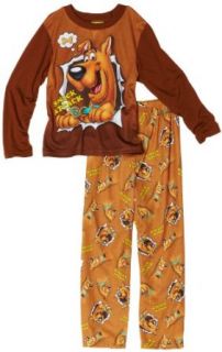 Ame Sleepwear Boys 2 7 Scooby Doo 2 Piece Set, Brown, 2T Clothing