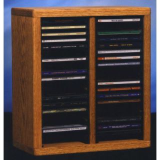 Wood Shed 200 Series 40 CD Multimedia Tabletop Storage Rack