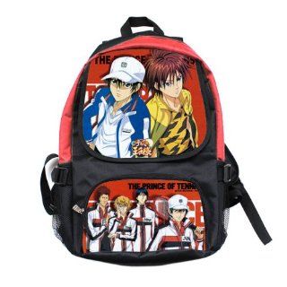 The Prince of Tennis Japanese Anime Backpack Black School Book Bag Kids Boys 