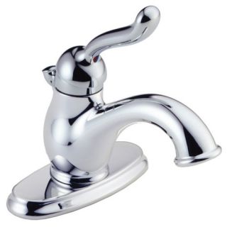 Leland Centerset Bathroom Faucet with Single Lever Handle and Diamond