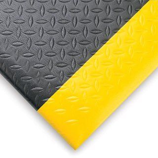 Notrax Diamond Sof Tred Anti Fatigue And Safety Mat   Pre Cut Size   2X6'   Black/Yellow Border   Black/Yellow Border   2x6' Kitchen Mats
