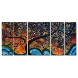 Brilliant Branches by Megan Duncanson, Abstract Wall Art   23.5 x 52
