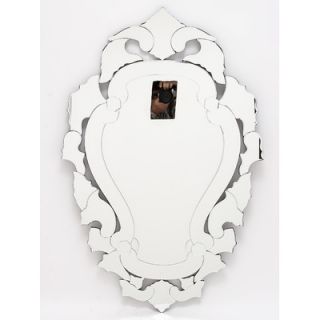 Woodland Imports Decorative Wooden Wall Mirror