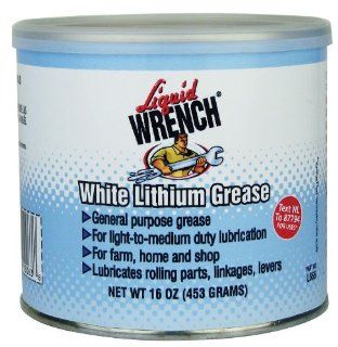 Liquid Wrench L666 White Lithium Grease   16 oz. Automotive