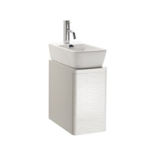 Bissonnet Emma 45 Porcelain Vessel Bathroom Sink with Overflow   27075