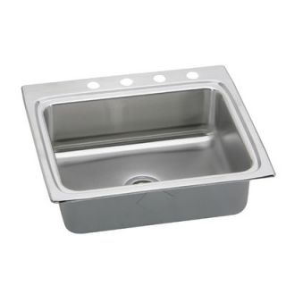 Elkay Gourmet 25 x 22 Drop In Single Bowl Kitchen Sink