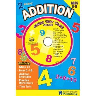 Addition Sing Along Activity Book with CD Songs That Teach Addition (Songs That Teach Mathematics) Kim Mitzo Thompson, Karen Mitzo Hilderbrand 9780769644516 Books