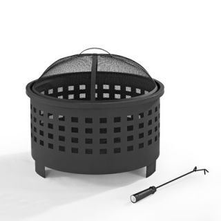 Crosley Hudson Basket Weave Firepit