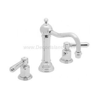 California Faucets 3302 SN 8" Widespread Faucet W/ Lever Handles   Touch On Bathroom Sink Faucets  