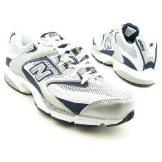 Men's New Balance 692 Athletic Shoes White / Navy / Silver tone, WHT/NVY/SIL, 14(4E) Shoes