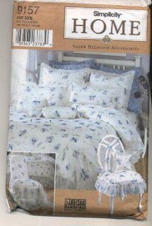 Simplicity Home Bedding Accessories and Chair Cover Sewing Pattern #9157