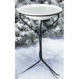 Allied Precision Industries 20 Heated Bird Bath with Metal Stand