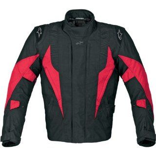 Alpinestars P1 Sport Touring Drystar Men's Textile Sports Bike Racing Motorcycle Jacket   Black/Red / Medium Automotive