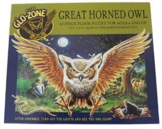 Great Horned Owl Floor Puzzle Toys & Games