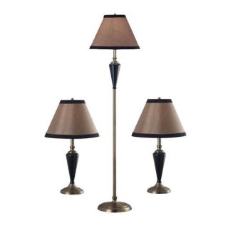 Hunley Table Lamp and Floor Lamp Set
