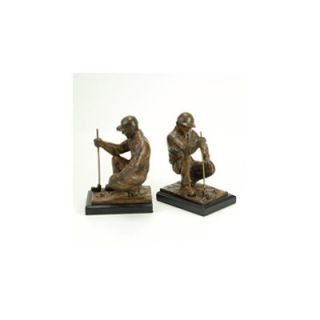 Modern Day Accents Golfer Book Ends (Set of 2)
