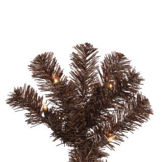 Vickerman Co. 9 Mocha Artificial Pencil Christmas Tree with 550 Clear