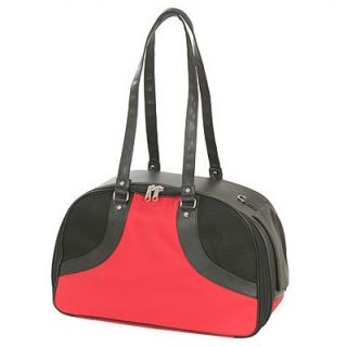 Petote Classic Roxy Pet Carrier in Red Milan
