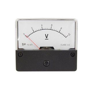 DC 0 10V Rectangle Analog Voltmeter Panel Meter YS 670