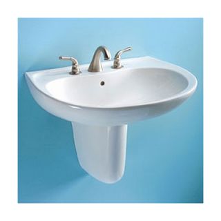 Toto Prominence Wall Mount Bathroom Sink Set with SanaGloss Glazing
