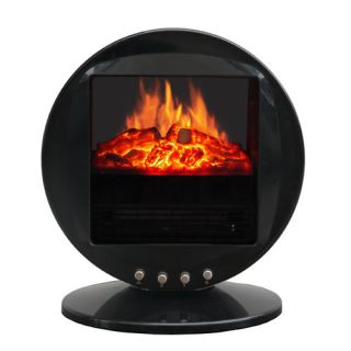 Oscillating 5115 BTU 120 Volt Desk Top Fireplace Heater