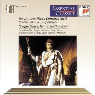 Beethoven Piano Concerto No. 5, Emperor / Triple Concerto (Essential Classics) Music