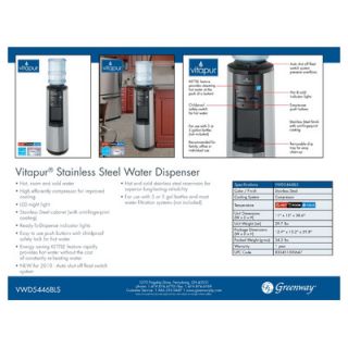 Greenway Vitapur Stainless Steel Water Dispenser
