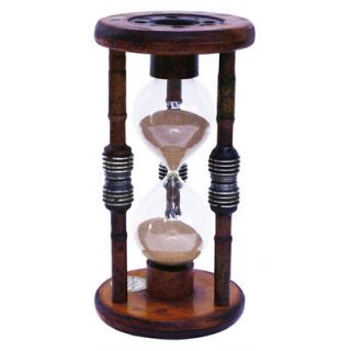 River City Clocks 60 Minute Wood Sand Timer Hourglass