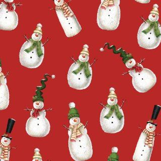 Jillson Roberts Recycled Christmas Gift Wrap, Snowman, 6 Count (XR695)  Gift Wrap Paper 