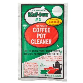 KAF TAN #1 Coffee Pot Cleaner/Stain Remover, 1.5 Ounce Packet   Kitchen Cleaners