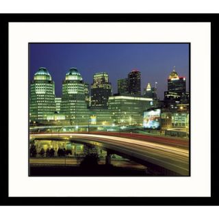 Great American Picture Cincinnati Sky Dusk Framed Photograph   Adam