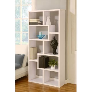 Masima Unique Bookcase / Display Cabinet in White