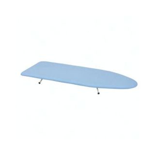 Table Top Ironing Board in Solid Light Blue Cover