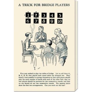 Global Gallery A Trick for Bridge Players by Retromagic Stretched