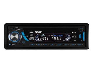 NAXA NX 672 Car Stereo AM FM Radio  CD Player Head Unit Receiver  Vehicle Cd Digital Music Player Receivers 