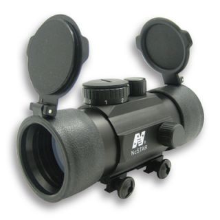 NcSTAR 1x45 T Style Red Dot Sight with Weaver Base in Black