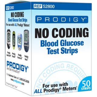 Prodigy Diabetes Autocode Blood Glucose Test Strips (Box of 50)