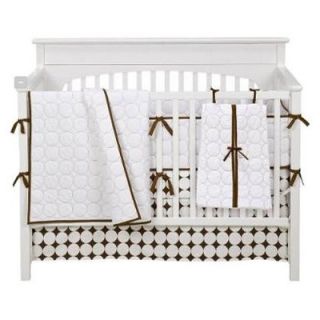 Bacati Quilted Circles 4 Piece Crib Bedding Collection