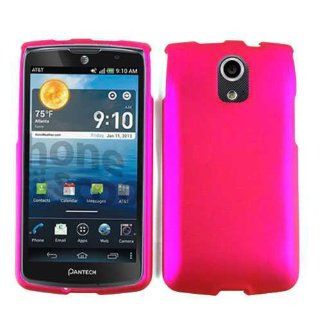 ACCESSORY HARD RUBBERIZED CASE COVER FOR PANTECH DISCOVER P9090 HOT PINK Cell Phones & Accessories