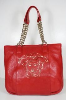 Versace Handbags Red Leather DBFC674 Shoes