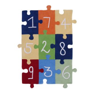 Abacasa Abacasa Kids Numbers Puzzle Navy/Red/White/Orange Area