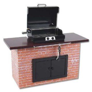 Reutter Porcelain Dollhouse Miniature Empty Brick Barbecue Grill Island 112 Scale 1.698/0 Toys & Games
