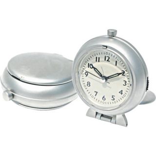 Metal Travel Alarm Clock with Snooze
